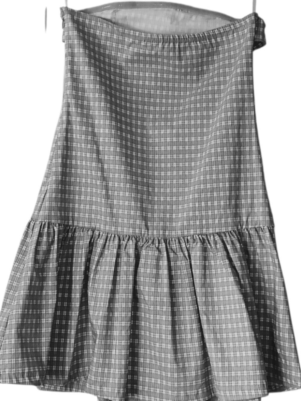 NWT Madden Girl Strapless Plaid Mini Dress